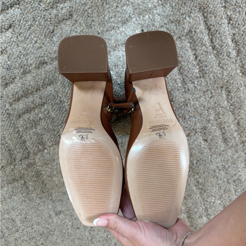 ALOHAS Chestnut Heeled Boots - Picture 5 of 6